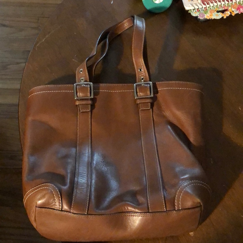 Coach leather purse